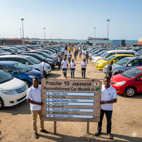 Popular 10 Japanese Reconditioned Car Models in Tanzania