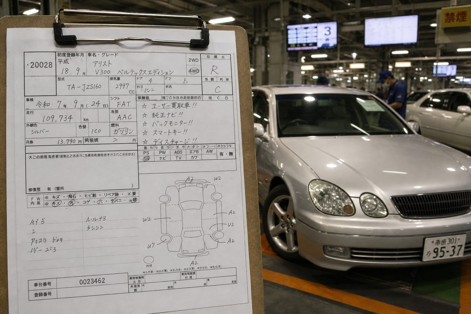 How to Read a Japanese Auction Sheet