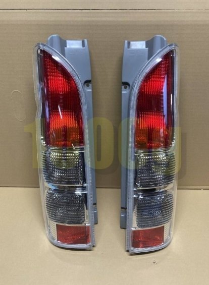 Genuine Toyota Hiace 200 Clear Tail Lights (Left &amp; Right Set) – Rare OEM Option
