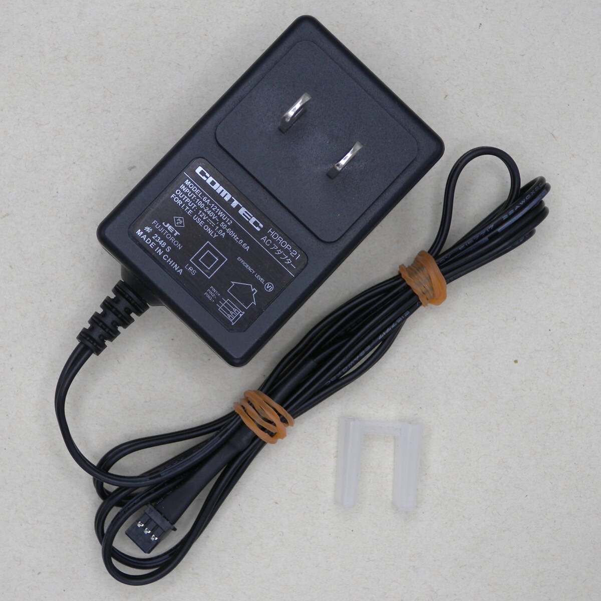 COMTEC dash camera AC HDROP-21 6A-121WU12 3 DC 12V 1.0A 441273
