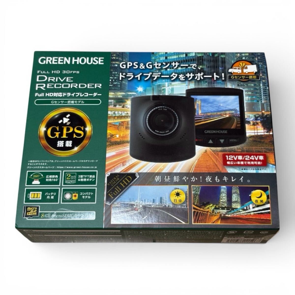 GREEN HOUSE／ GH-DRA8GA dash camera 916123