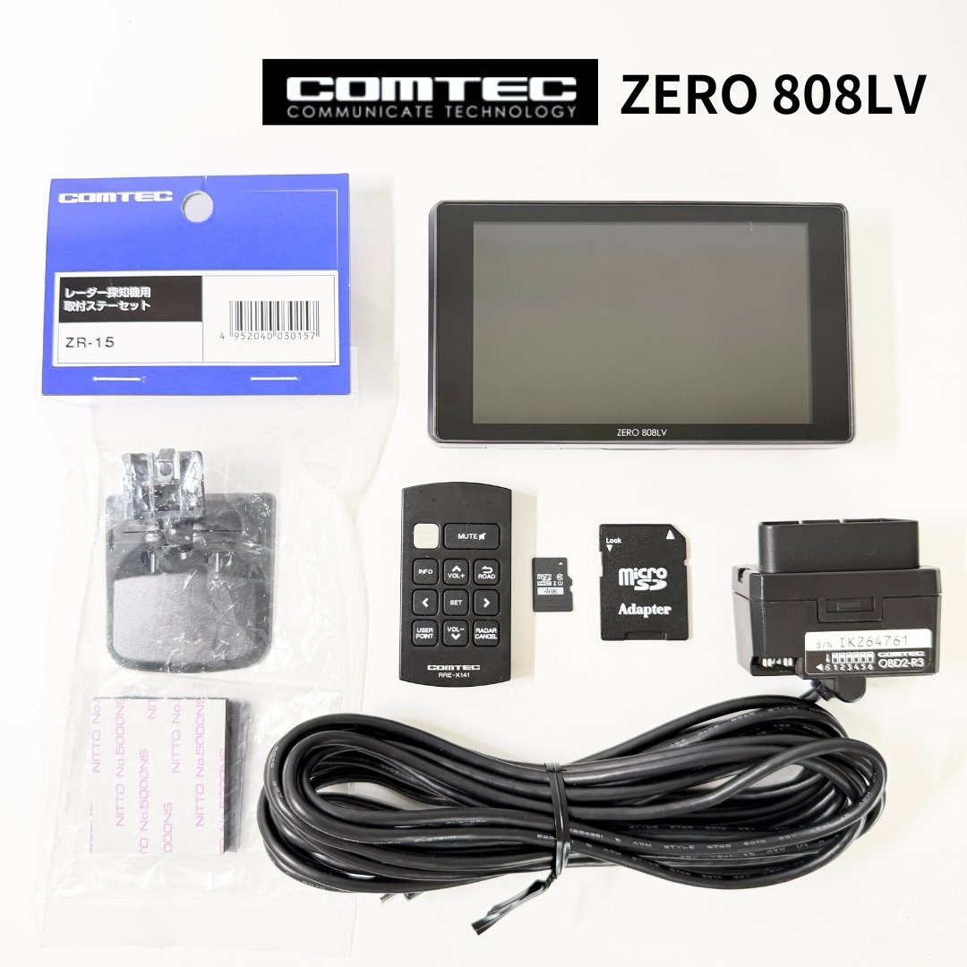 ZERO 808LV 2026 GPS radar detector OBD2-R3 6080604 840576