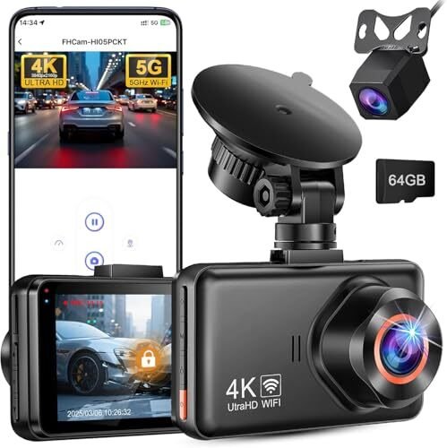 ZAIDER dash camera 4K+ 1080P＆ G n 055110
