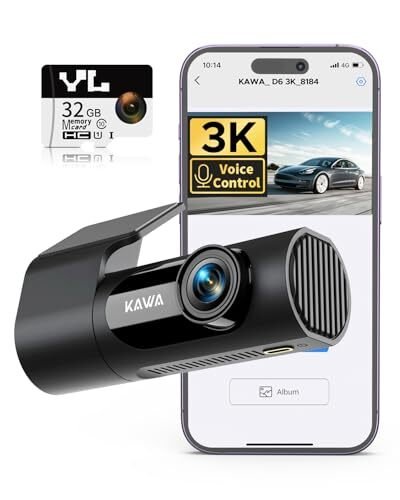 ≪ ≫KAWA dash camera 3K 360° WiFi | G 538900