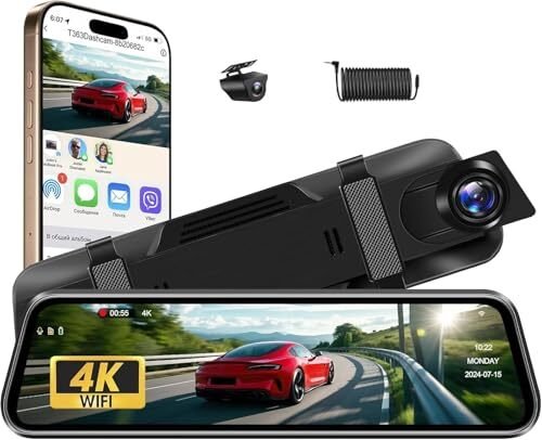 2026 4K dash camera WiFi + 10 dash camera y 804518