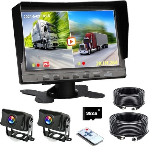 7 dash camera 32GB 12V/24V RVf 146343