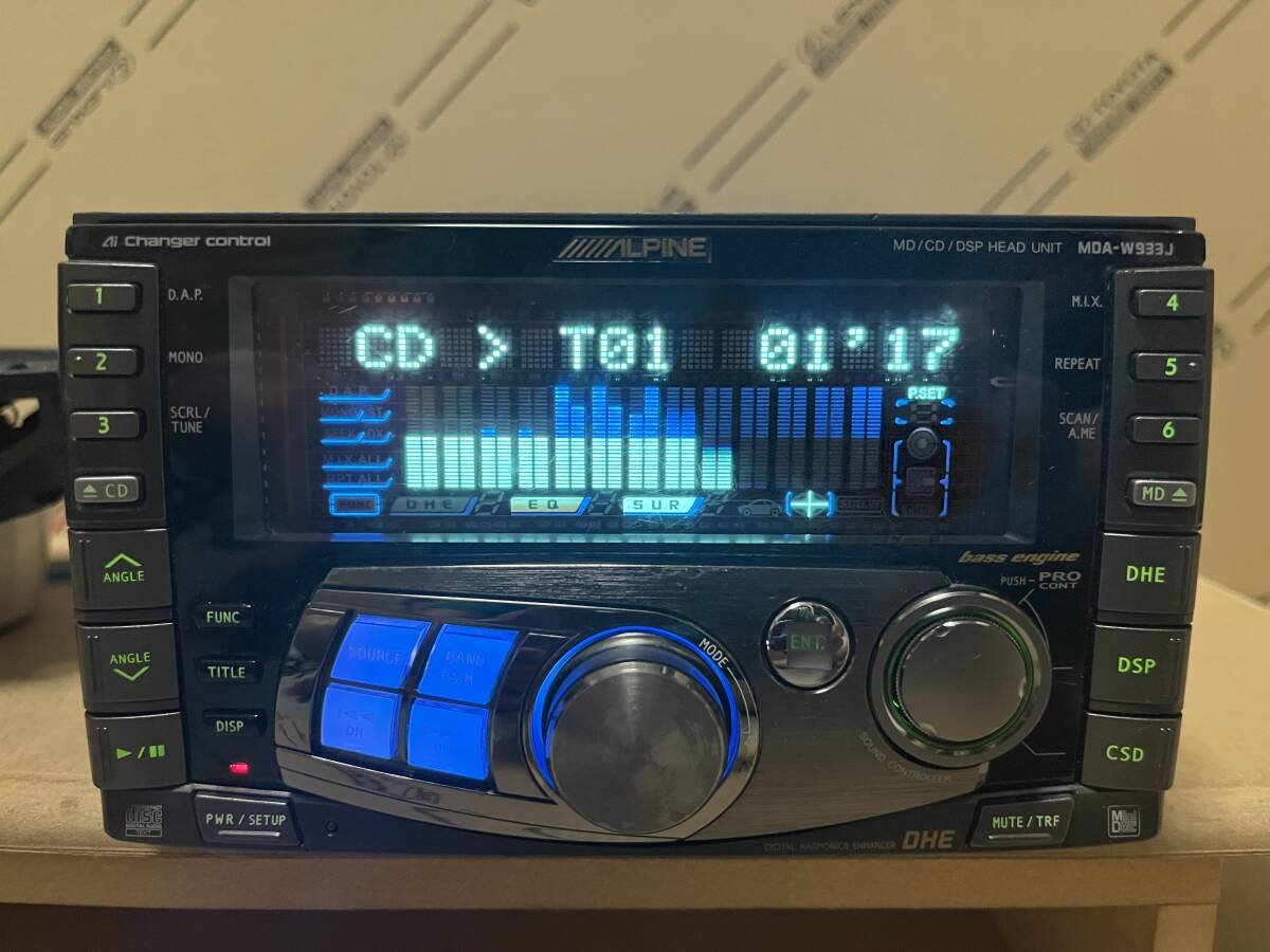 ALPINE MDA-W933J CD&MD DSP 202221