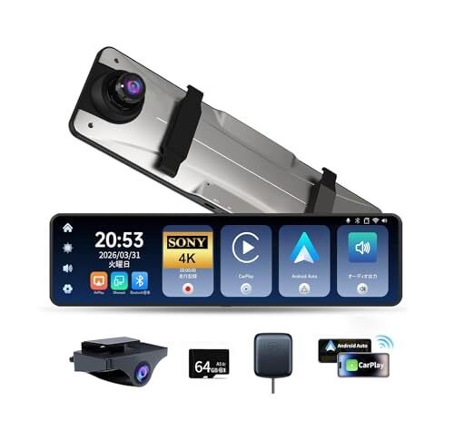 dash camera 4K+ 2.5K CarPlay Android Auto WIFI Tz 225905