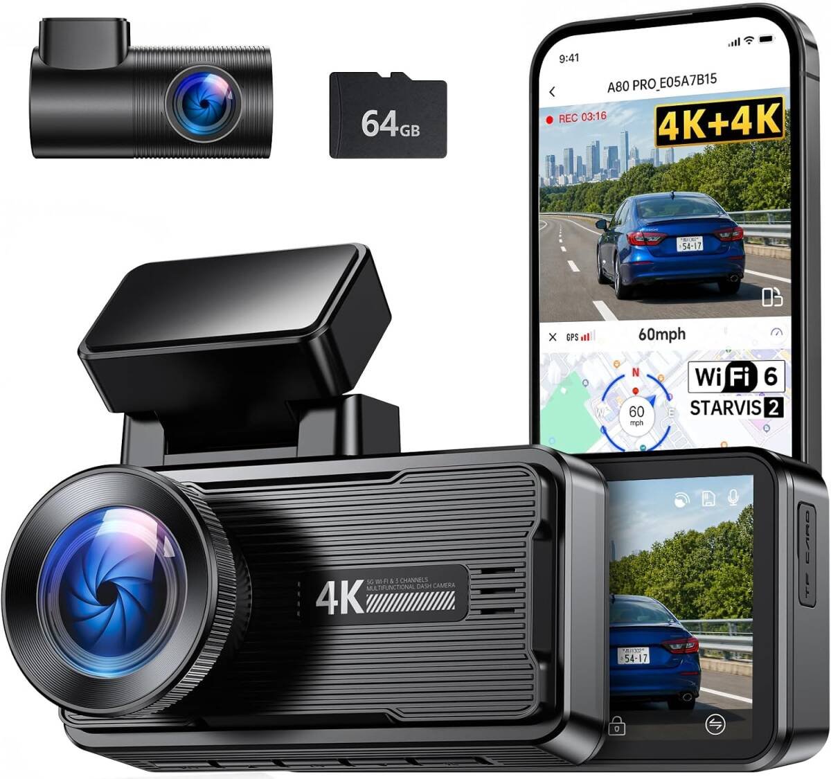 JOMISE A80 Pro dash camera 2 360° 3.12 251425