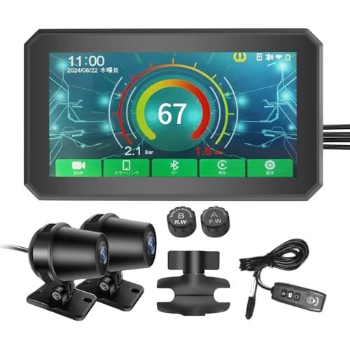 OBEST dash camera 1080P+2K 150 TPMS 378011