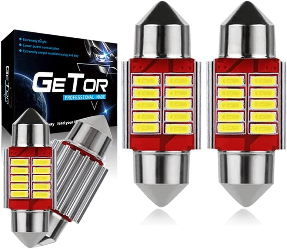 GeTor T10×31mm LED 4 cabin lamp white 10SMD 12V 5W 6500K