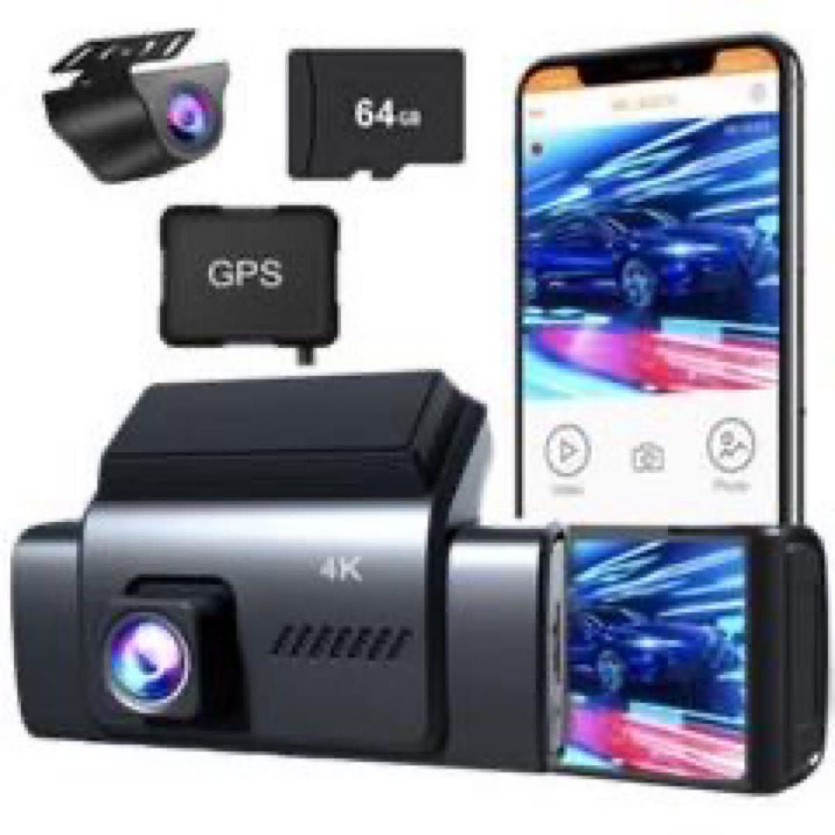 dash camera 4K+1080P SONY 109896