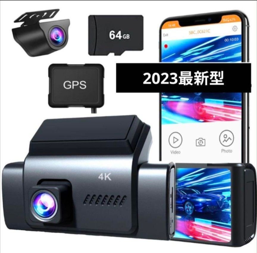 KQQ dash camera 4K GPS 203302