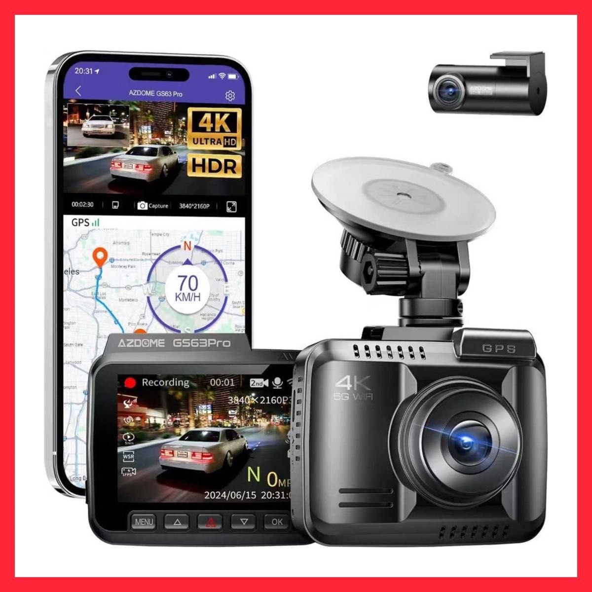 dash camera 4K WiFi 396260
