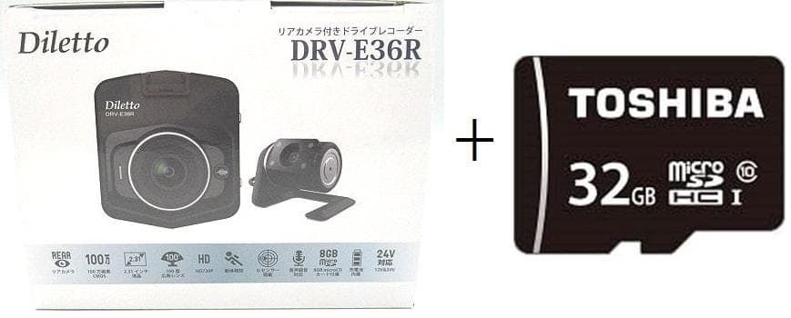 Diletto 2 dash camera DRV-E36R 329736