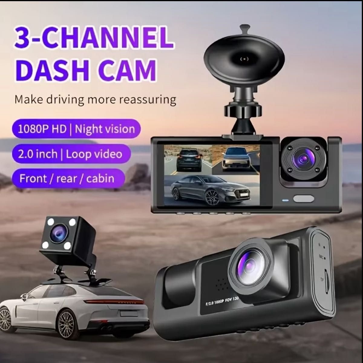 dash camera 2 3 1080P 542570