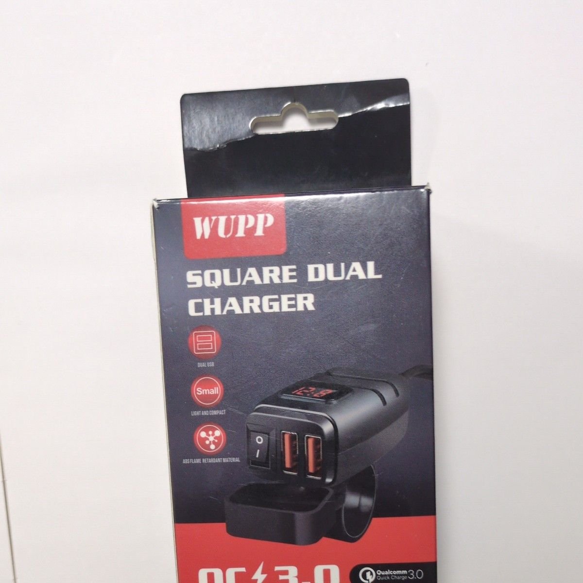 WUPP SQUARE DUAL CHARGER QC3.0 USB 871272