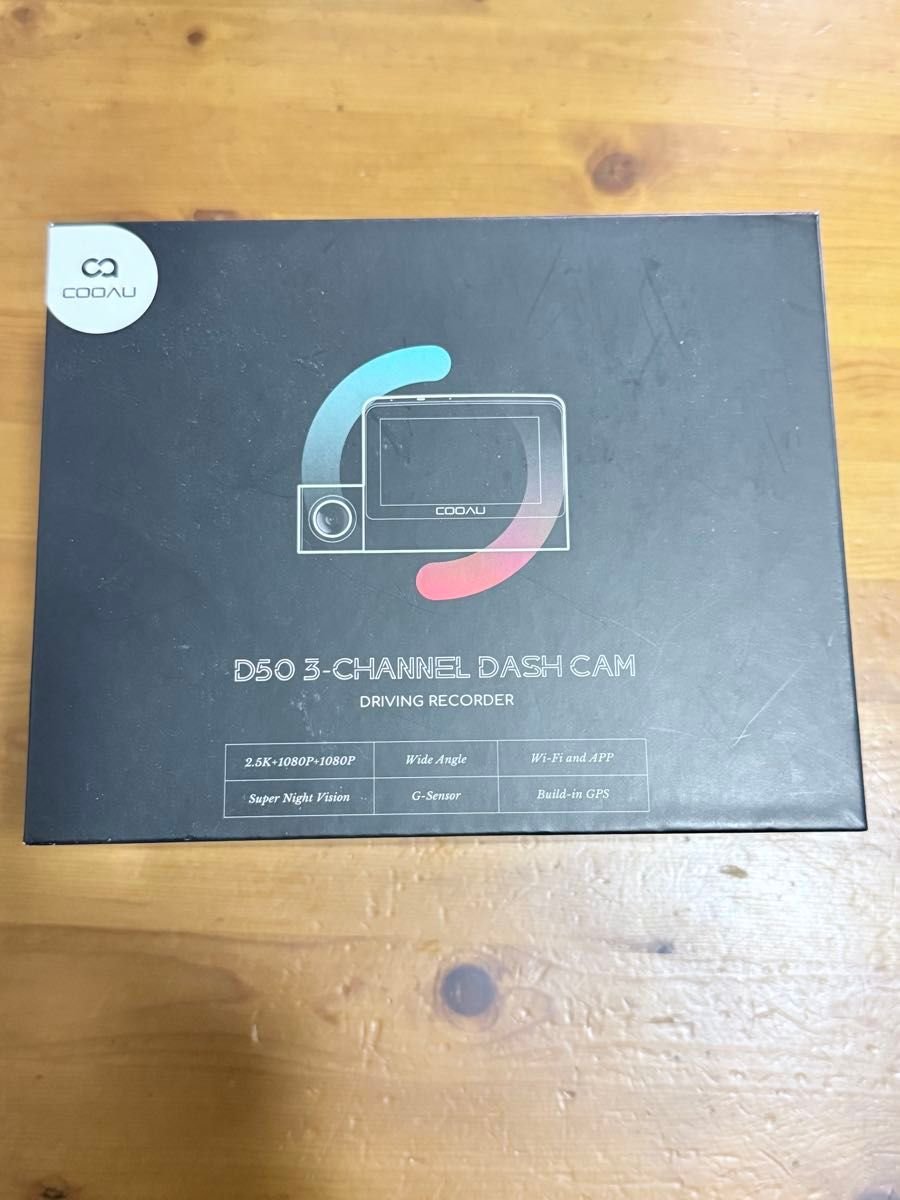 COOAU D50 3 dash camera 2.5K+1080P+1080P 085426
