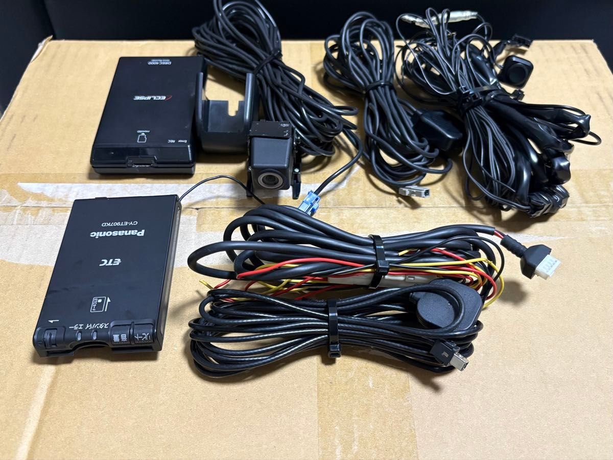 Panasonic ETC CY-ET907KD ＆ ECLIPSE dash camera DREC4000 854996