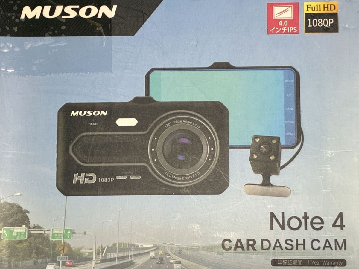MUSON / dash camera Full HD 1080P NOTE4 962818