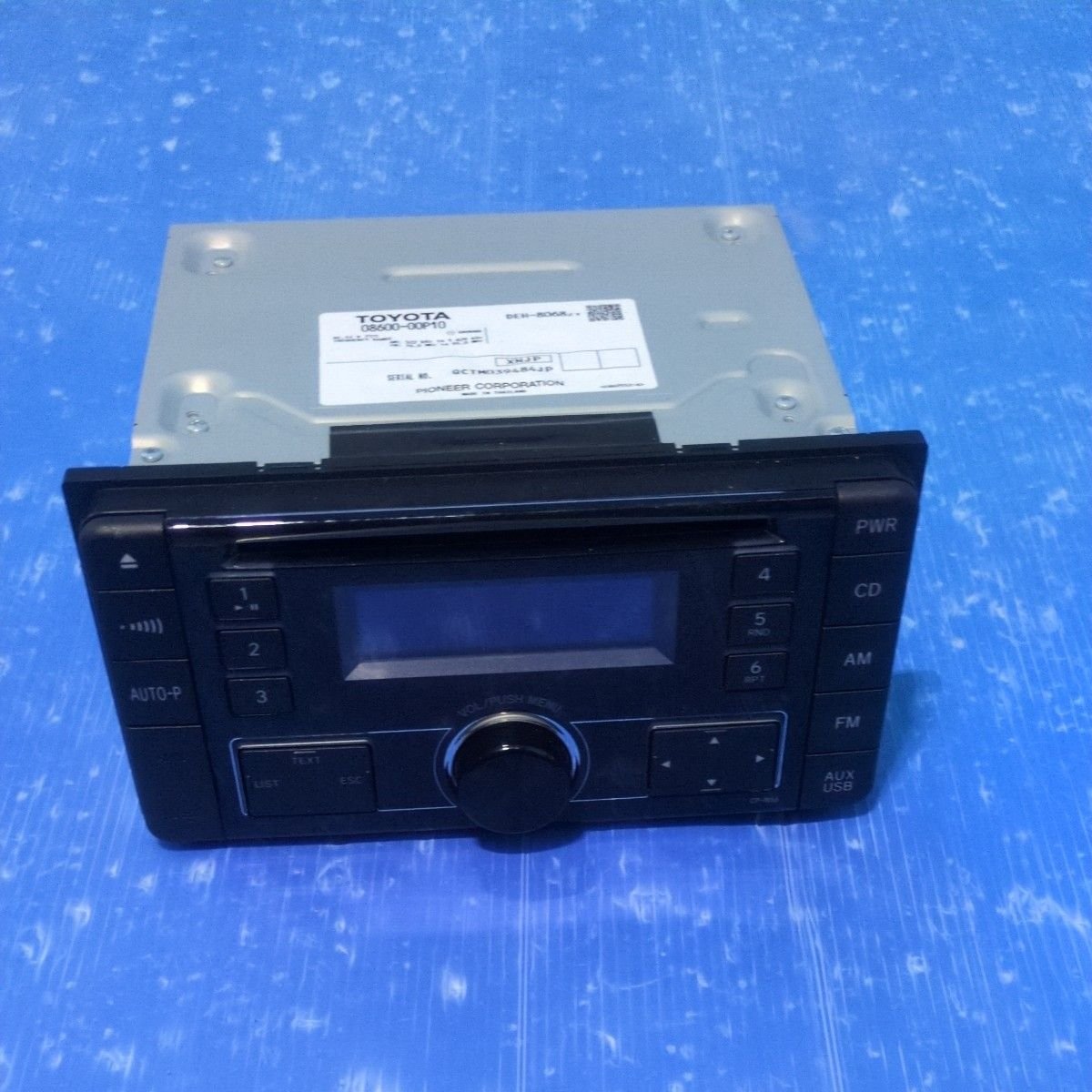 CA198 Toyota CD USB 08600-00P10 DEH-8068ZT 017856