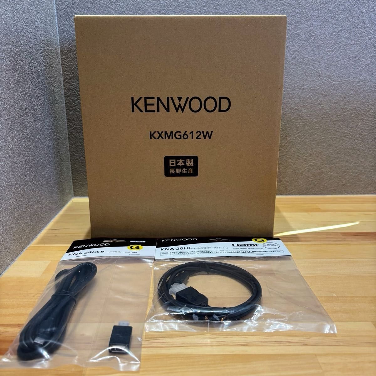 KENWOOD car navigation KXMG612W 7V car navigation 076308