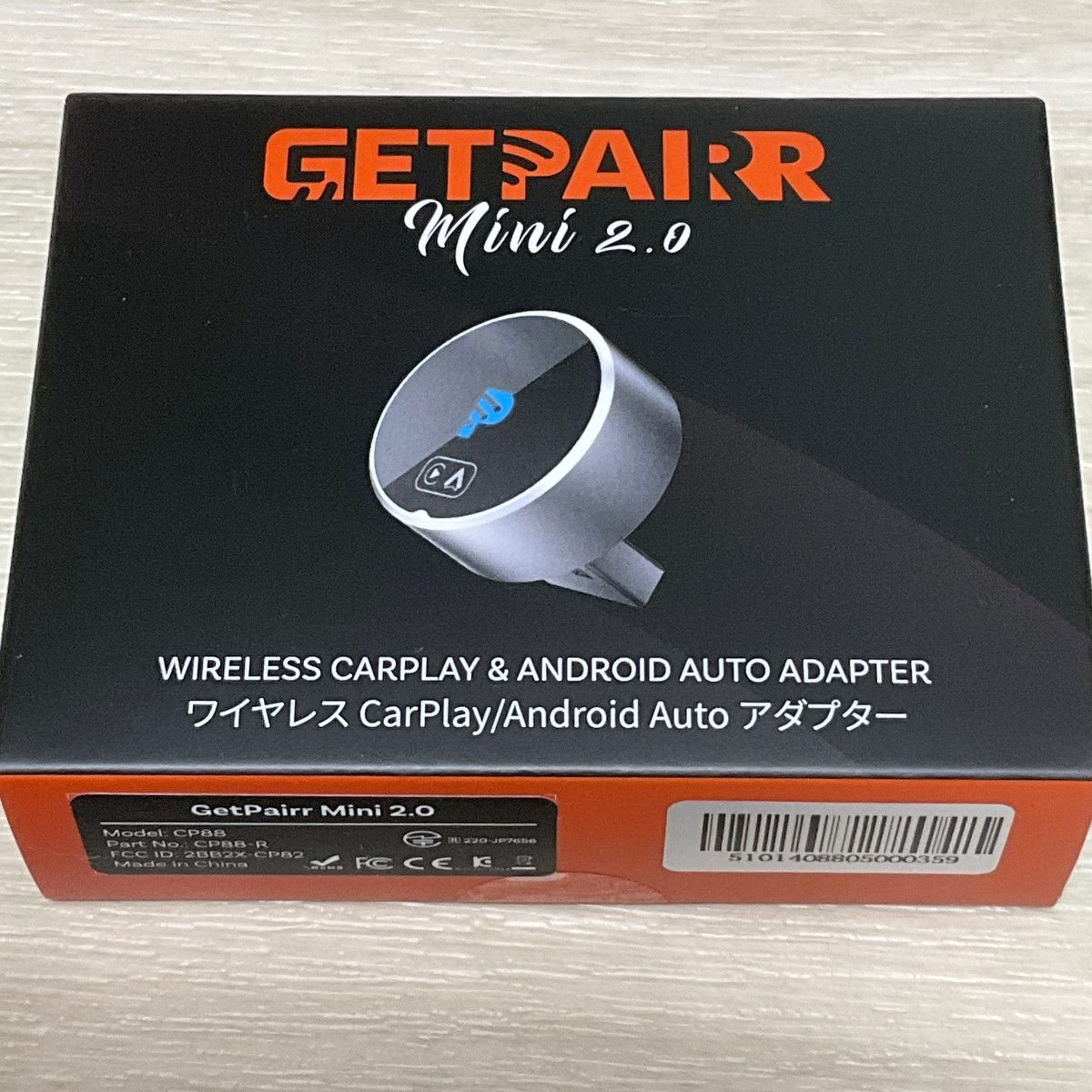 GETPAIRR Mini 2.0 CarPlay Android Auto 838146