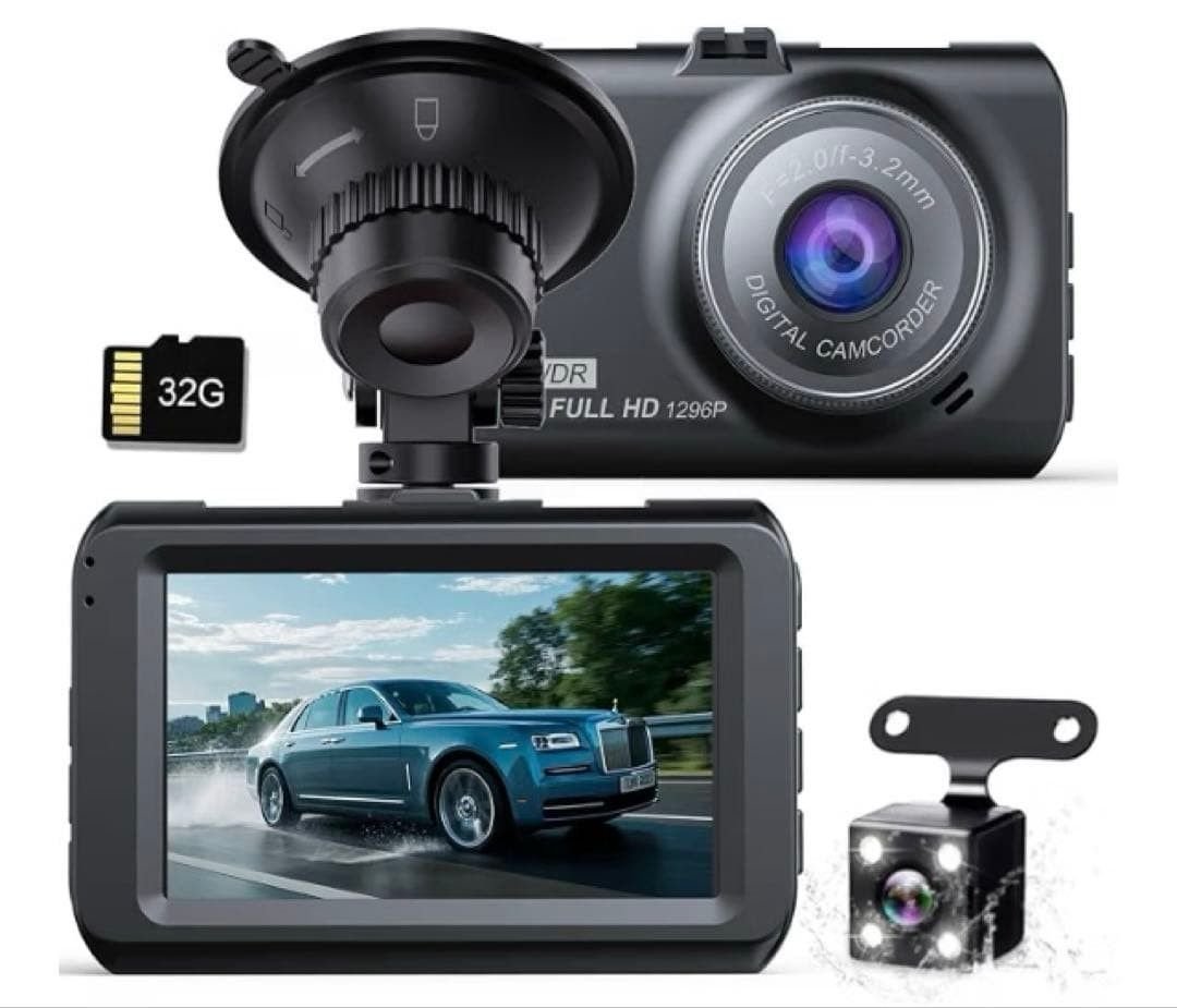 dash camera 3 1296P 32G 033734