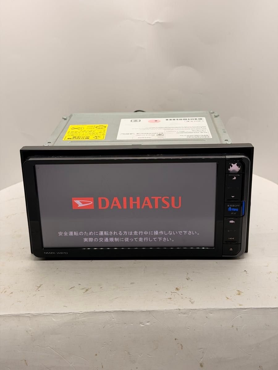 Daihatsu car navigation CD SD TV 2019 NMZK-W67D 169244