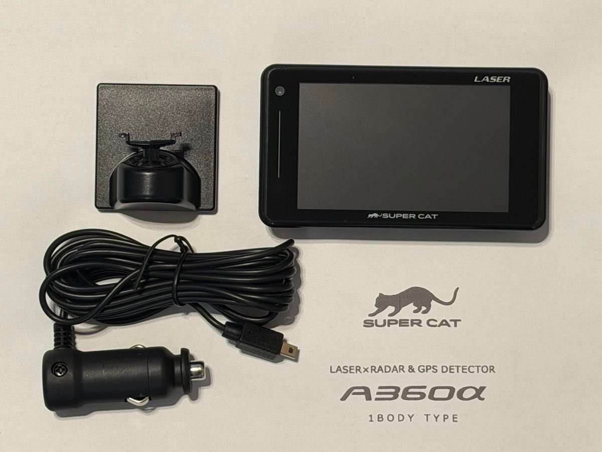 2026/8 SUPER CAT radar detector A360α