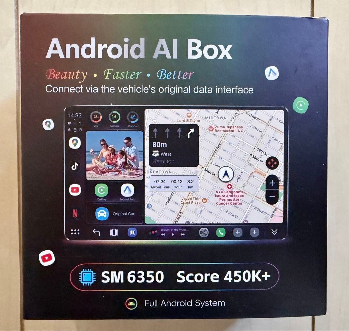 Android 15 AI Box Linkifun GT8D SM6350 SIM 081758