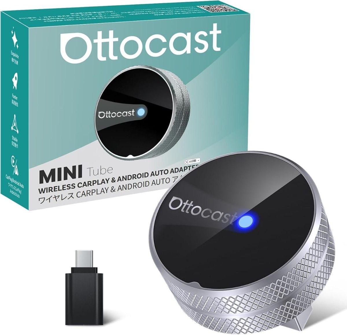 Ottocast Mini Tube CarPlay/Android auto 460388