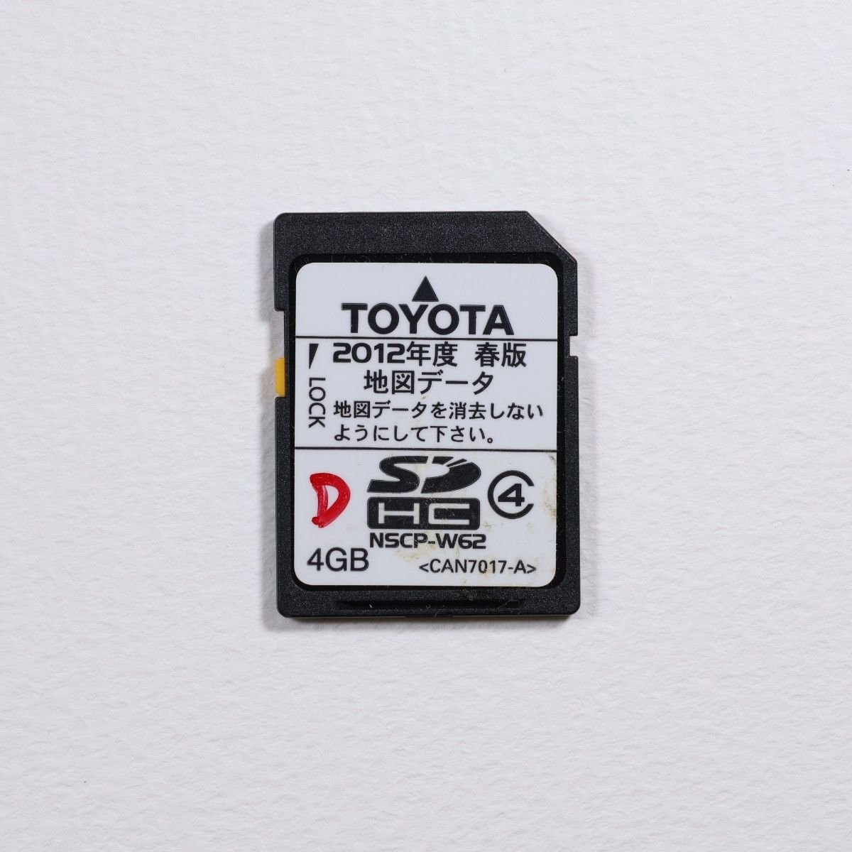 Toyota NSCP-W62 SD 2012 4GB CAN7017-A 597440
