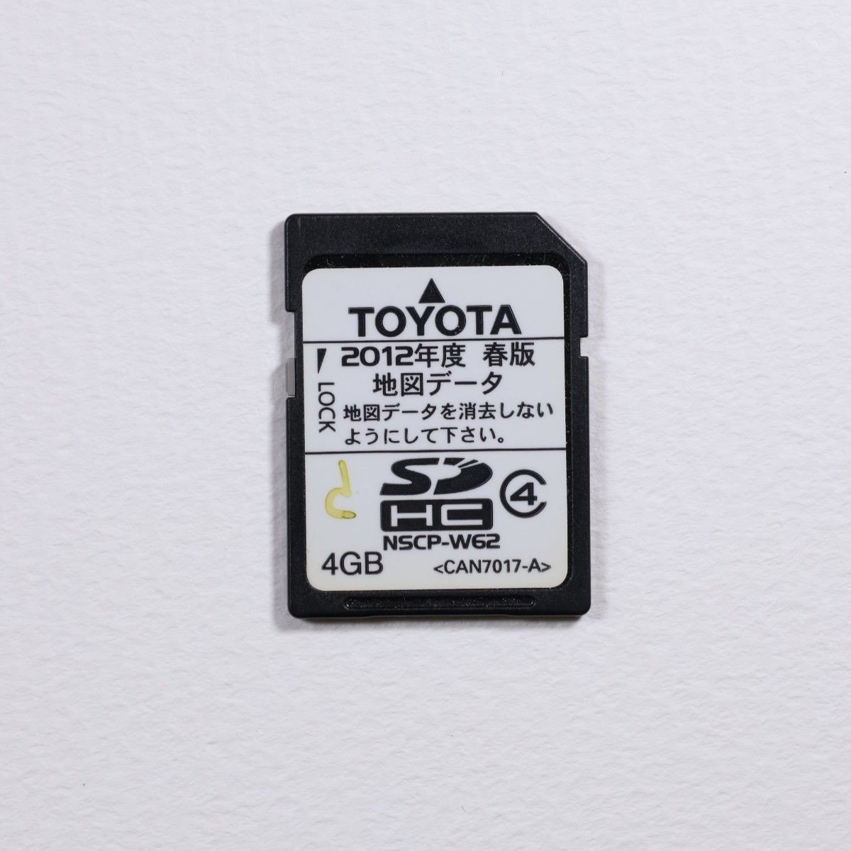 Toyota NSCP-W62 SD 2012 4GB CAN7017-A 597680