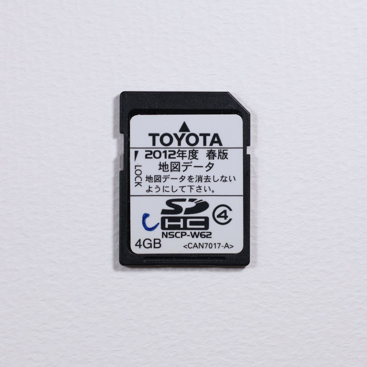 Toyota NSCP-W62 SD 2012 4GB CAN7017-A 599854