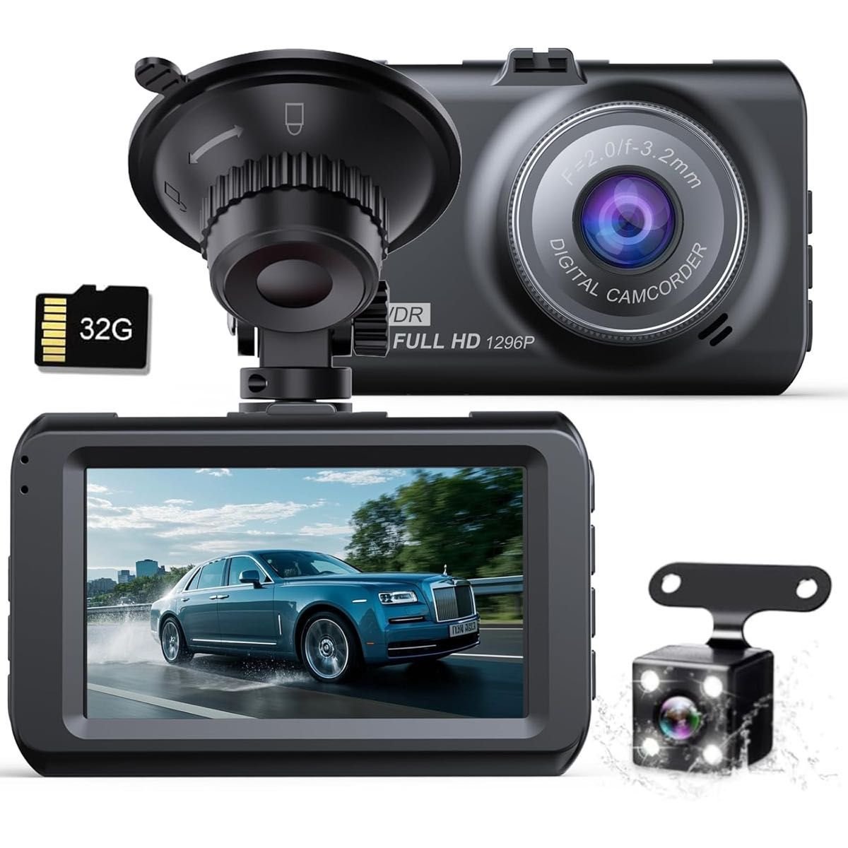 dash camera 3 1296P 32G 175
