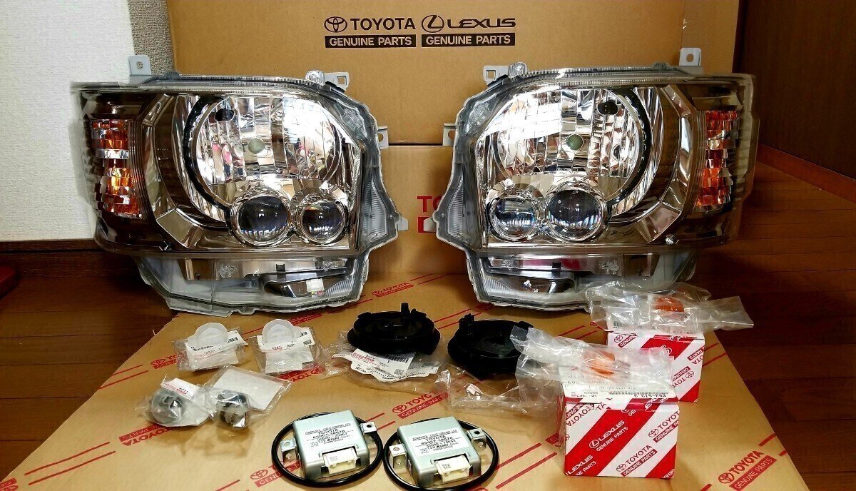 Toyota !200 series Hiace Dark Prime 2 LED headlight with control unit